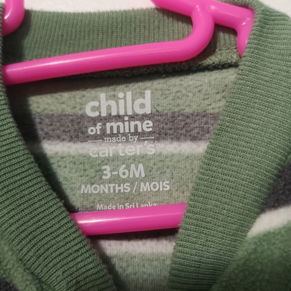 🍼 4 for $10 Carter's fleece sleeper 3-6 mo - Picture 2 of 2